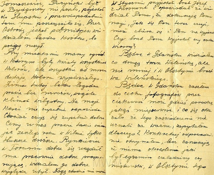 KKE 5031-1a.jpg - Dok. List. Od Jana Małyszko do Michała Katkowskiego, Ostróda, 10 II 1946 r.